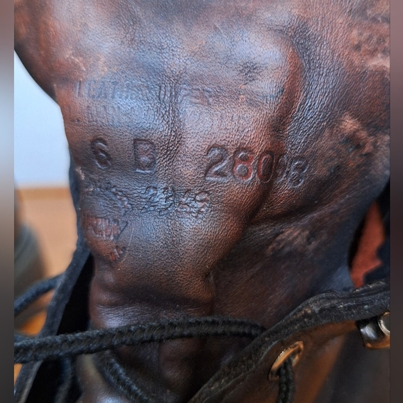 Red Wing Steel Toe Boots Vintage Lace Up Black Leather Workwear Safety Womens 6 - Picture 11 of 16